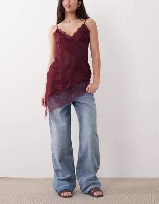 Mango River 100% Cotton Straight Jean In Blue