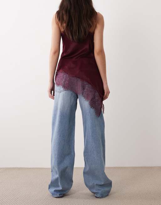Mango - River - Jeans dritti in 100% cotone azzurri, 2 di 5