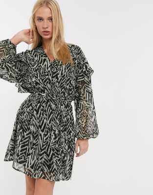 robe a volant mango