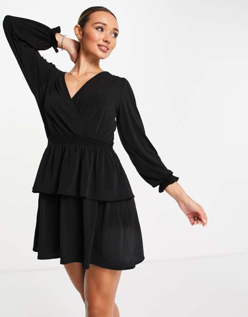 Mango robe noire cheap