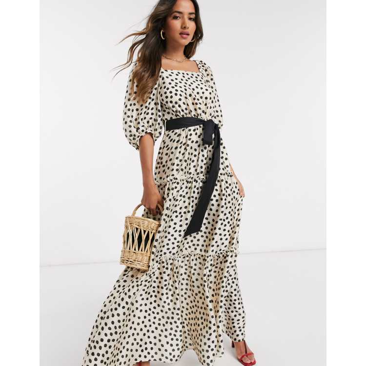 Mango robe 2024 a pois