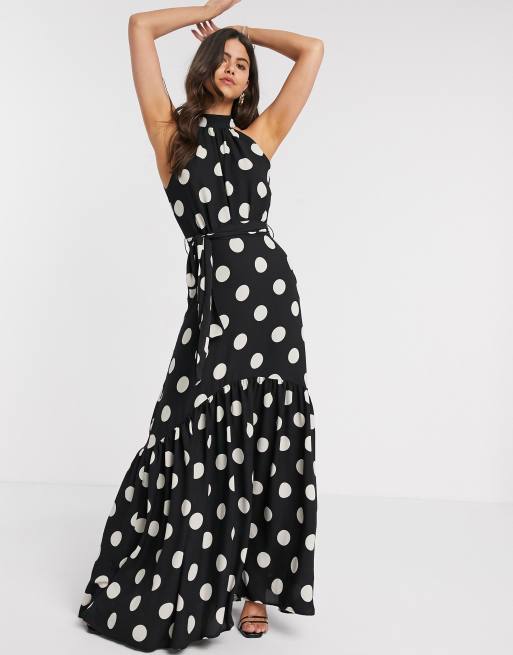 Robe longue à pois mango new arrivals