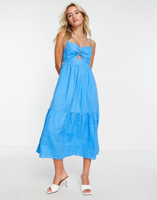 Robe fine bretelle mango clearance