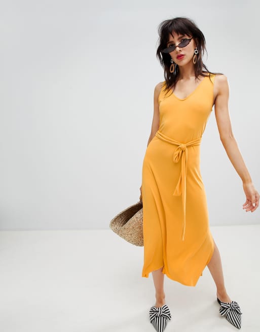 Mango robe 2024 longue jaune