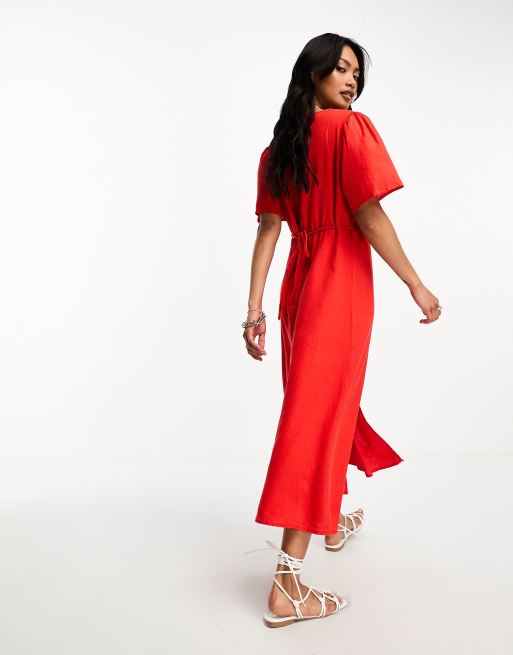 Robe mango rouge hot sale