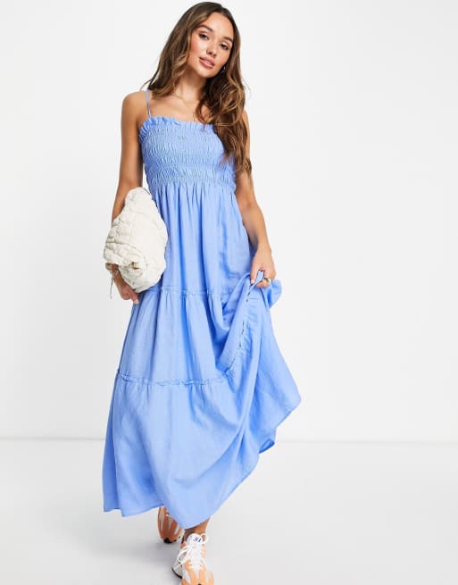 Asos robe bleu online ciel