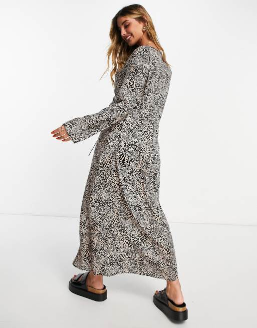 Mango hotsell robe leopard