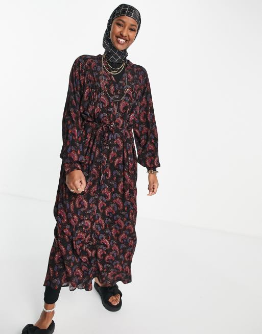 Mango robe outlet fleurs