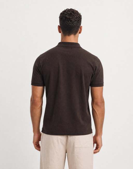 Mango Rollkragen-T-Shirt in Braun, 8 von 10