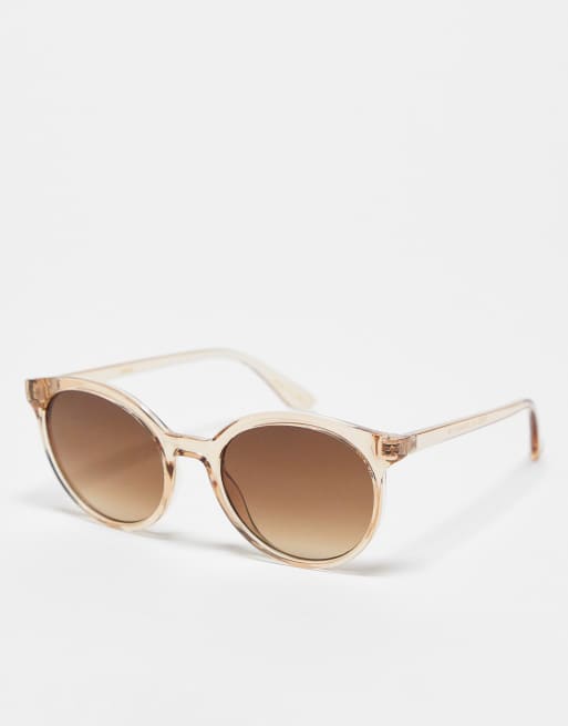 Mango round lense sunglasses in red