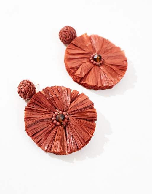 Round tassel deals earrings