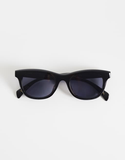 Mango rounded sunglasses in black, 2 of 3