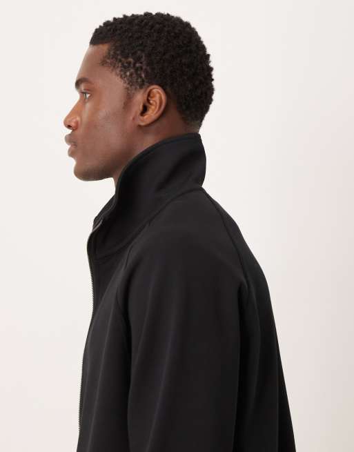 Mango - Ruimvallend sweatshirt met rits in zwart, 4 van 5