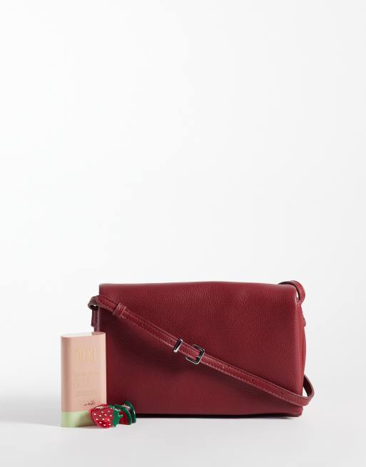 Mango sac bandoulière bordeaux, 2 de 4