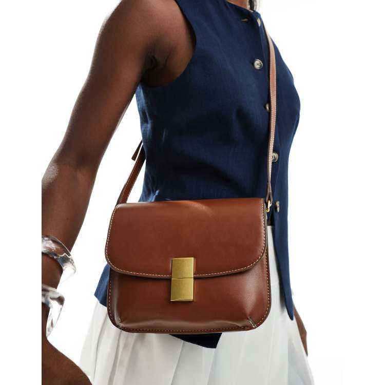 Mango Sac bandouliere Marron ASOS