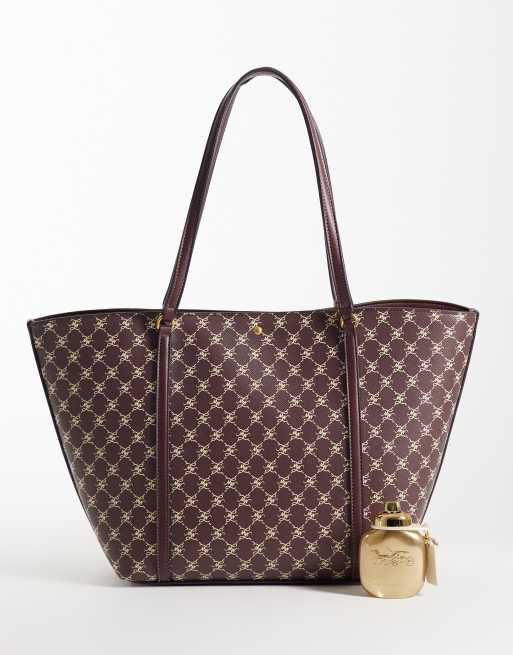 Mango - Sac cabas avec monogramme - Chocolat, 2 de 4
