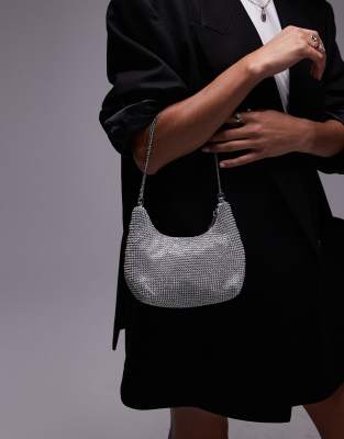 Sac Double Porté épaule M.Missoni / Valentino Maille Marron - Occasion