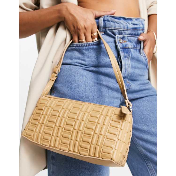 sac a main fendi baguette en jean bleu porte epaule