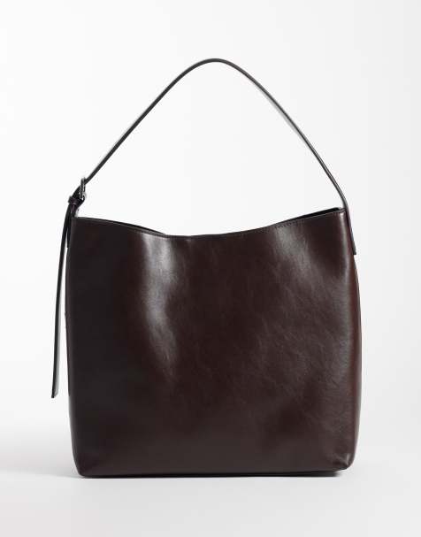 Mango sack bag in chocolate - view 1