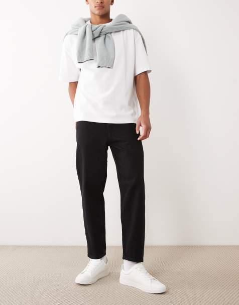 Mango - Sammy - Jeans affusolati in 100% cotone neri - view 1