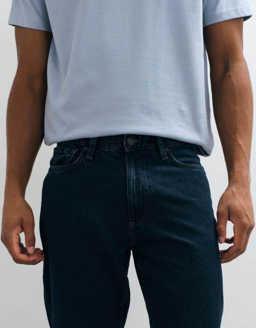 Mango Sammy jeansy slim fit w ciemnoniebieskim kolorze, 5 z 5