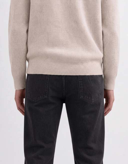 Mango Sammy slim fit jean in washed black, 8 of 10