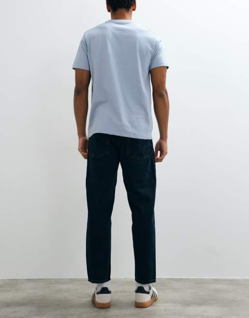 Mango Sammy slim-fit jeans in donkerblauw, 2 van 5