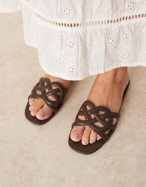 Alohas Wildleder Sandalen Braun ALOHAS Harper Sandalen Braun