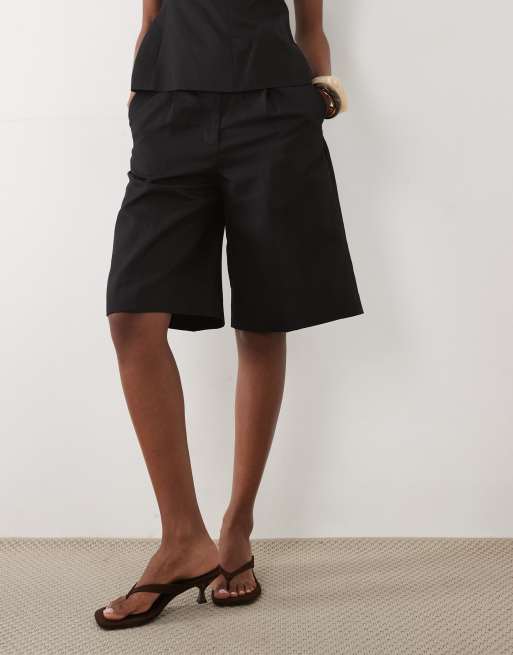 Mango Sansa tailored bermuda shorts in black - part of a set , 2 of 5