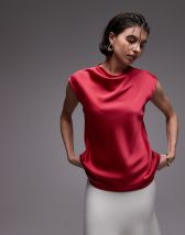 Mango round neck short sleeve knitted top in white