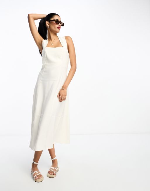 Mango white sales dress