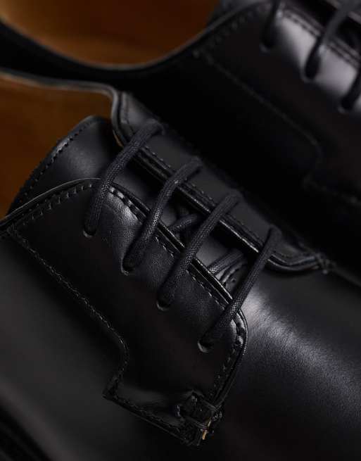 Mango - Scarpe brogue classiche 100% pelle nere, 3 di 4