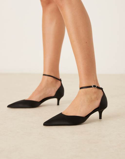 Mango - Scarpe con tacco nere a punta chiuse sul retro, 3 di 4