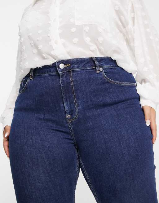 Mango – Schlagjeans in Blau, 3 von 4