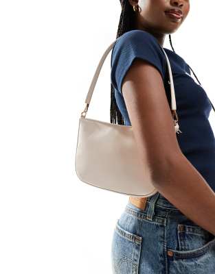 Mango – Schultertasche in Ecru 