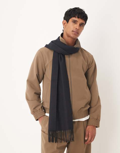 Mango - Sciarpa classica blu navy - view 1