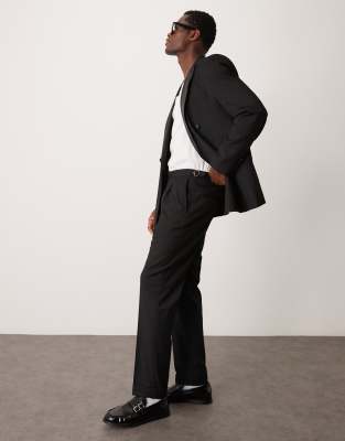 BUKiness Herren-Blazer Zweireihig - Formeller Blazer Aus Baumwollmischung