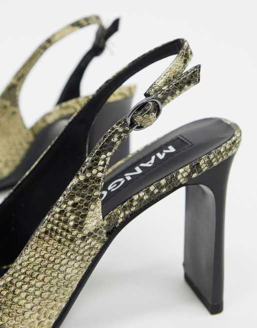 Mango - Setback - Chaussures à talons - Serpent, 3 de 3