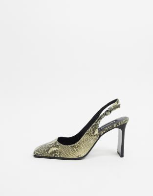 Mango snake print shoes deals