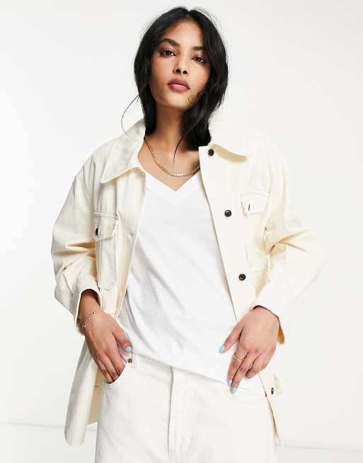 Mango 2025 cream jacket