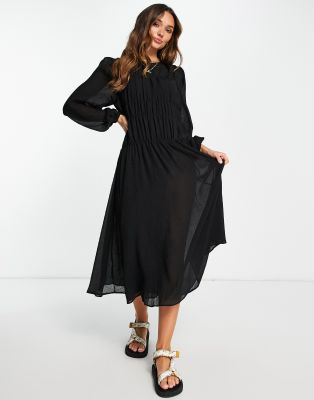 bell sleeve tunic dress