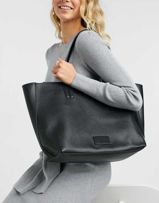 Mango shopper in black | ASOS