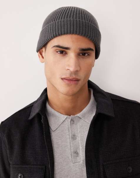 Mango short beanie in black - view 1