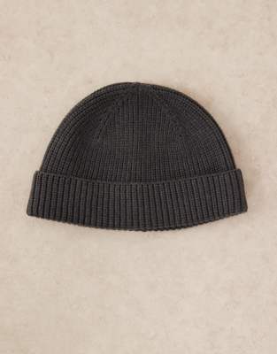Mango Short Beanie In Gray