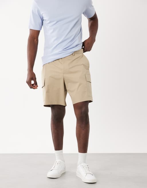 Mango - Short cargo de sport avec taille réglable - Écru, 2 de 5