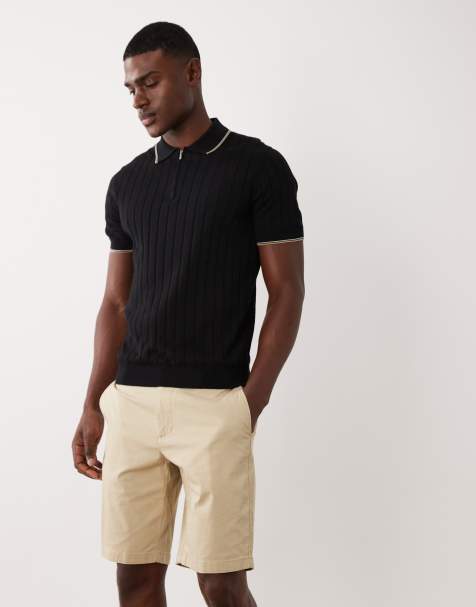 Mango - Short chino - Écru - view 1
