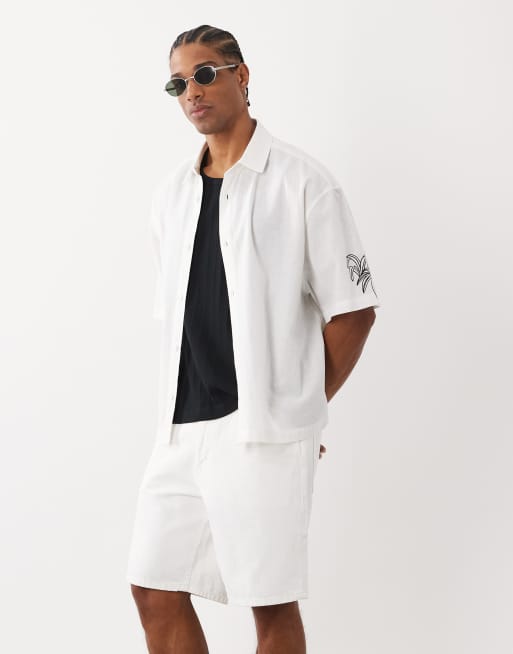 Mango - Short en jean décontracté - Blanc, 3 de 5