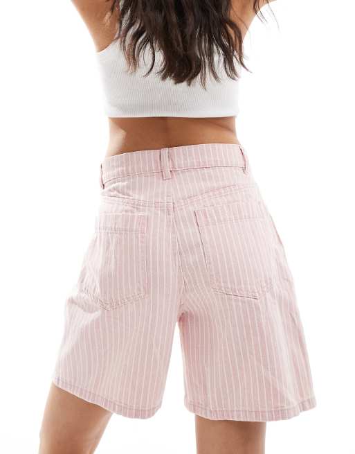 Bermuda Femme Coton Stretch Fuschia