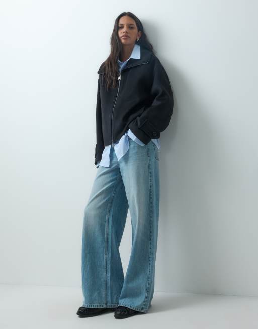 Mango short jacket in black, 4 of 4