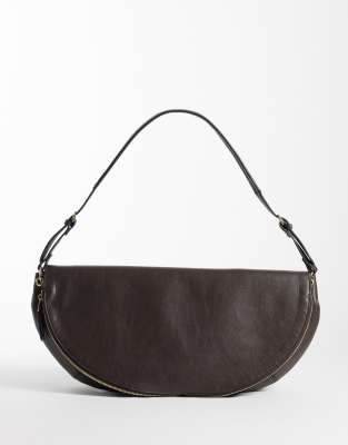 Mango Shoulder Bag In Brown